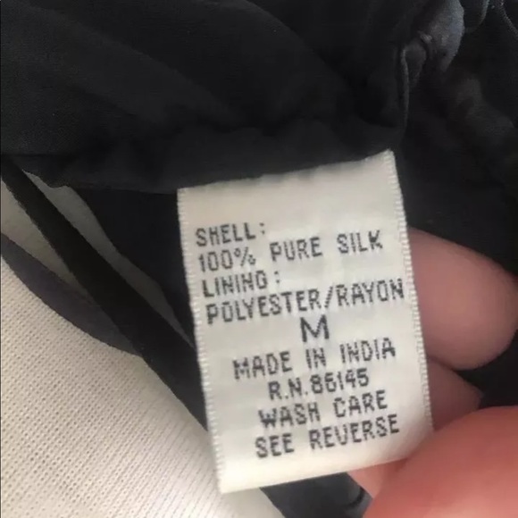 Cache long black beaded evening gown-Medium - Picture 8 of 8